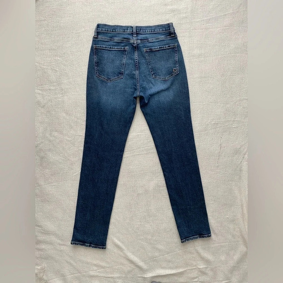 Fidelity Denim Oh Boy Boyfriend Jeans - High Rise Dark Wash - Picture 4 of 13